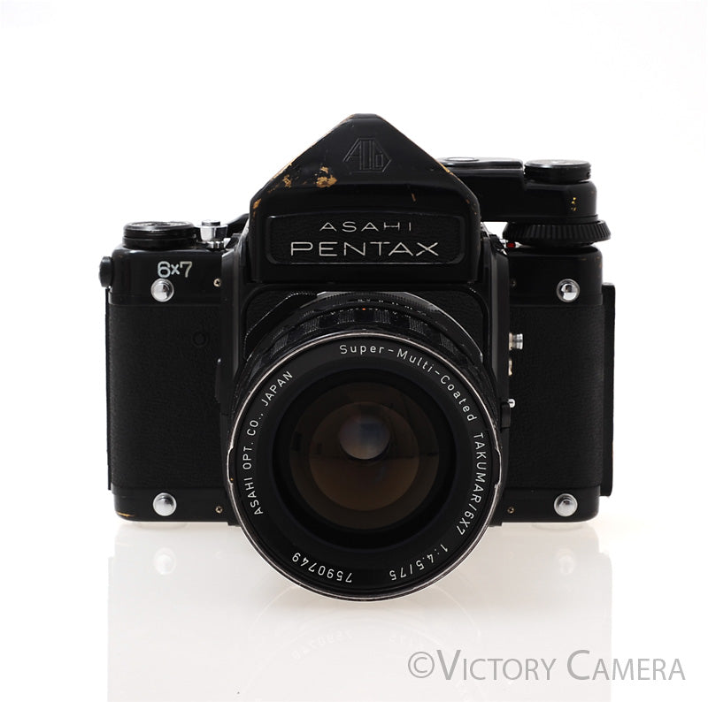 Pentax 6x7 67 Camera w/ Metered Prism, 75mm f4.5 Lens [GOOD] - Victory Camera