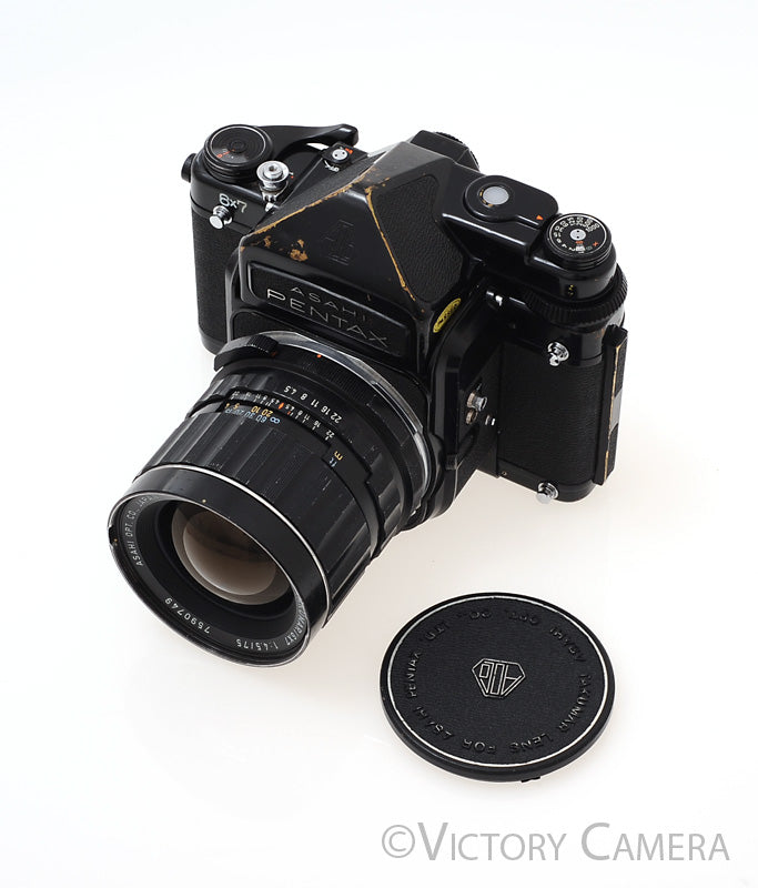Pentax 6x7 67 Camera w/ Metered Prism, 75mm f4.5 Lens [GOOD] - Victory Camera