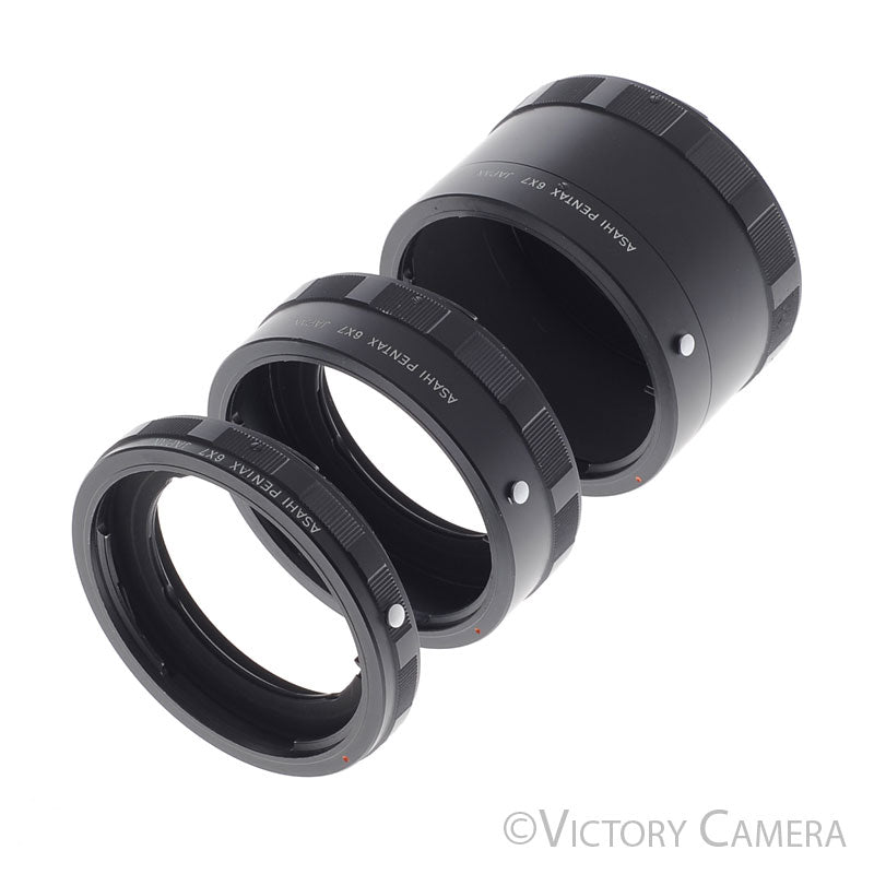 Pentax 67 Macro Extension Tube Set 1, 2, & 3 [EXC] - Victory Camera