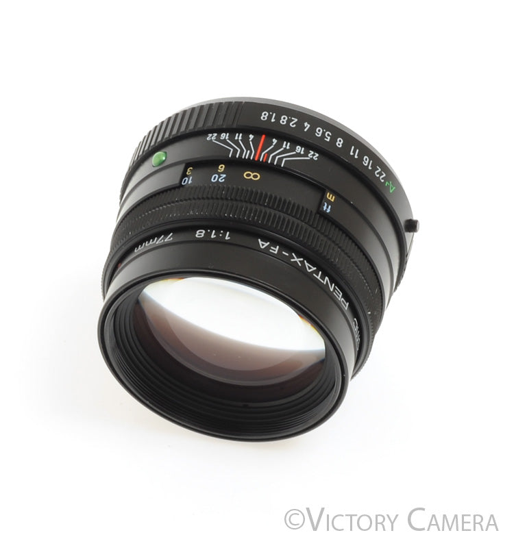 Pentax SMC Pentax-FA 77mm f1.8 Autofocus Lens for K Mount  [EXC+] - Victory Camera