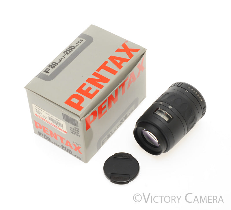 Pentax SMC Pentax-F 80-200mm f4.7-5.6 Autofocus K Mount Zoom Lens [EXC+]