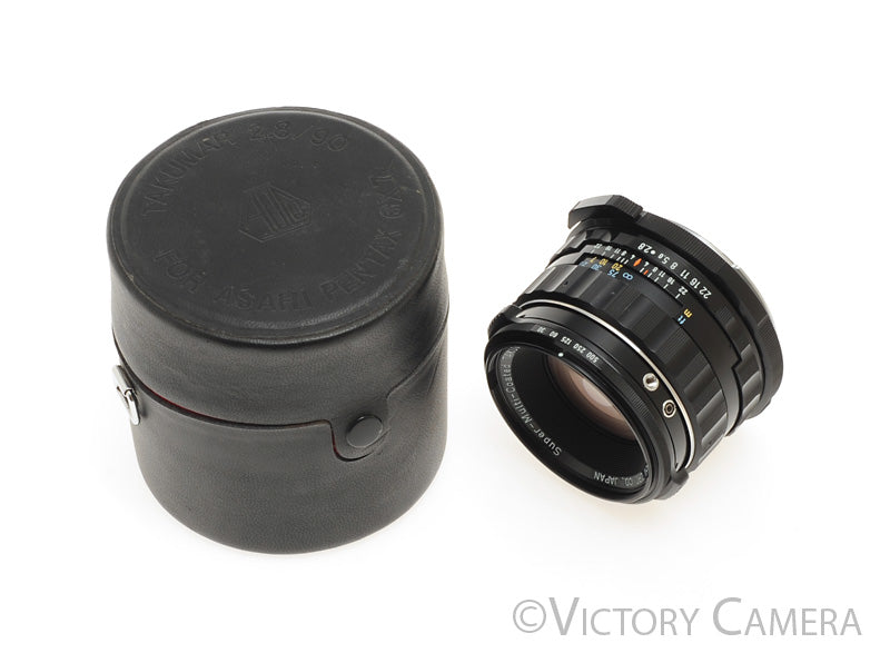 Pentax 90mm f2.8 LS Leaf Shutter Lens for 67 6x7 Camera w/ Case [MINT-] - Victory Camera