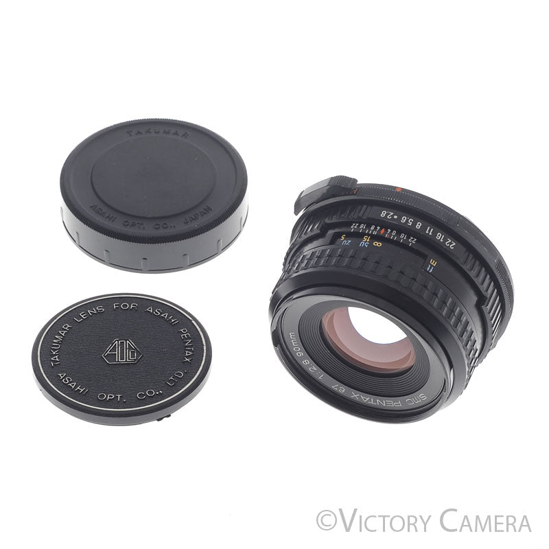 Pentax 67 SMC 90mm f2.8 Prime Lens for 6x7 6x7 MLU 6x7II [EXC+] - Victory Camera