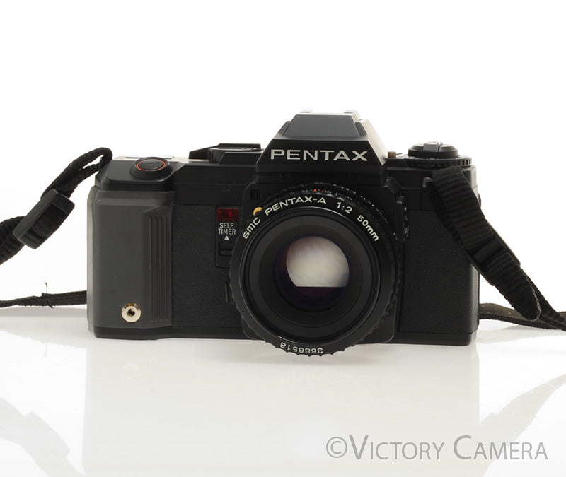 Pentax A3000 Black 35mm Camera 50mm f2 Lens [EXC] - Victory Camera
