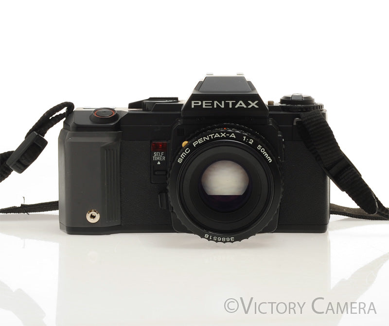 Pentax A3000 Black 35mm Camera 50mm f2 Lens [EXC] - Victory Camera