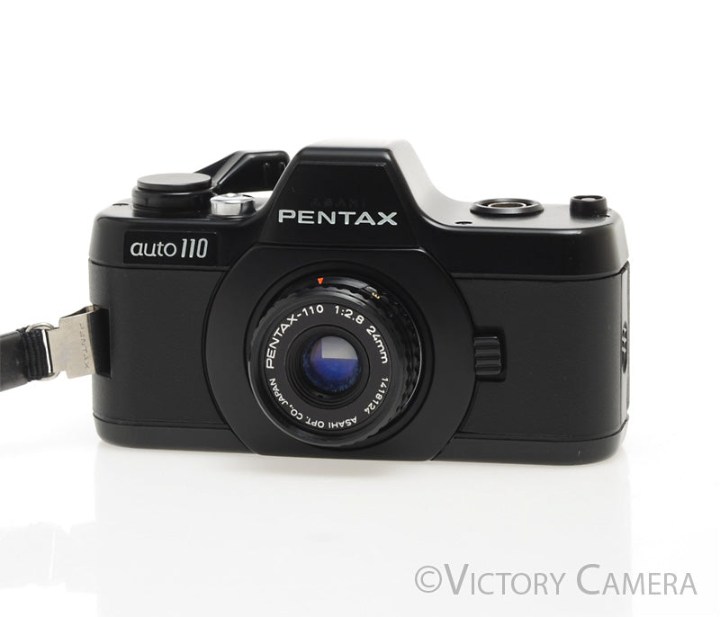 Pentax Auto 110 Compact Film SLR Camera w/ 24mm f2.8 Lens [EXC+] - Victory Camera