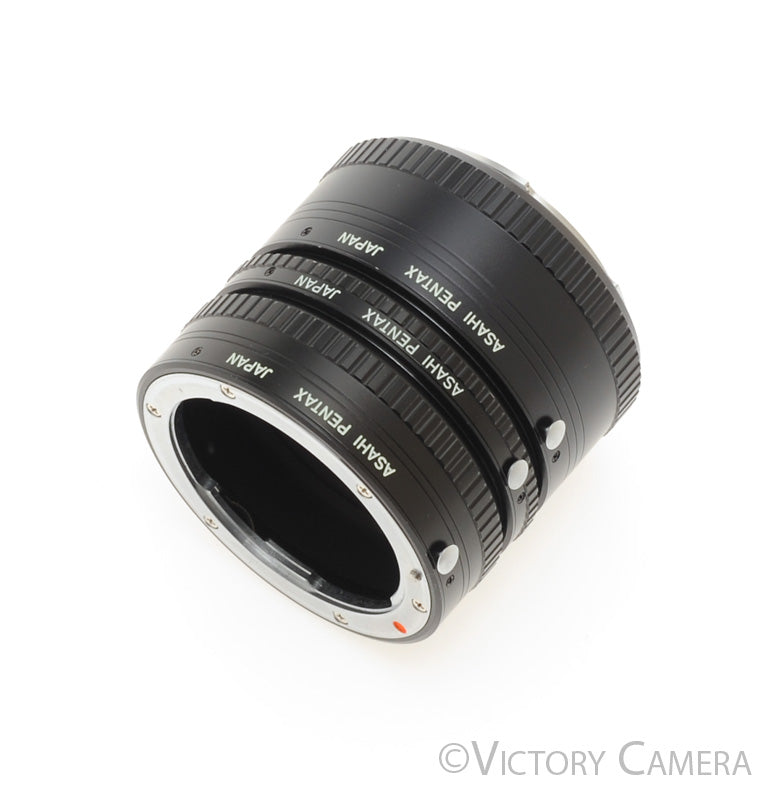 Pentax K Mount Macro Extension Tube Set 1, 2, & 3 EXC+] - Victory Camera