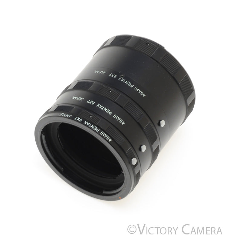 Pentax 67 Macro Extension Tube Set 1, 2, &amp; 3 [EXC+] - Victory Camera