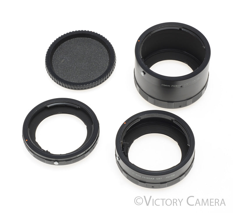 Pentax 67 Macro Extension Tube Set 1, 2, &amp; 3 [EXC+] - Victory Camera