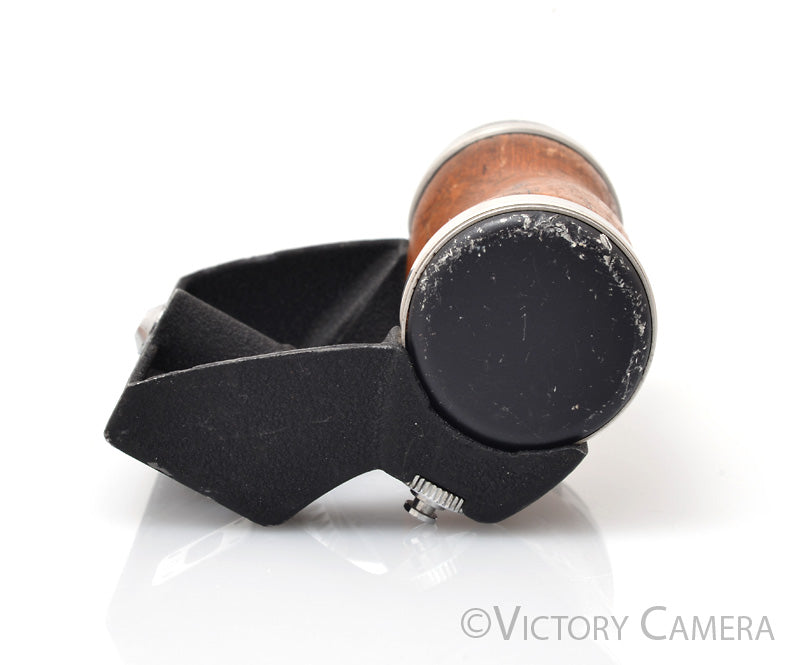 Pentax 67 6x7 67 MLU Left Hand Wooden Grip w/ Flash Shoe [EXC-] - Victory Camera