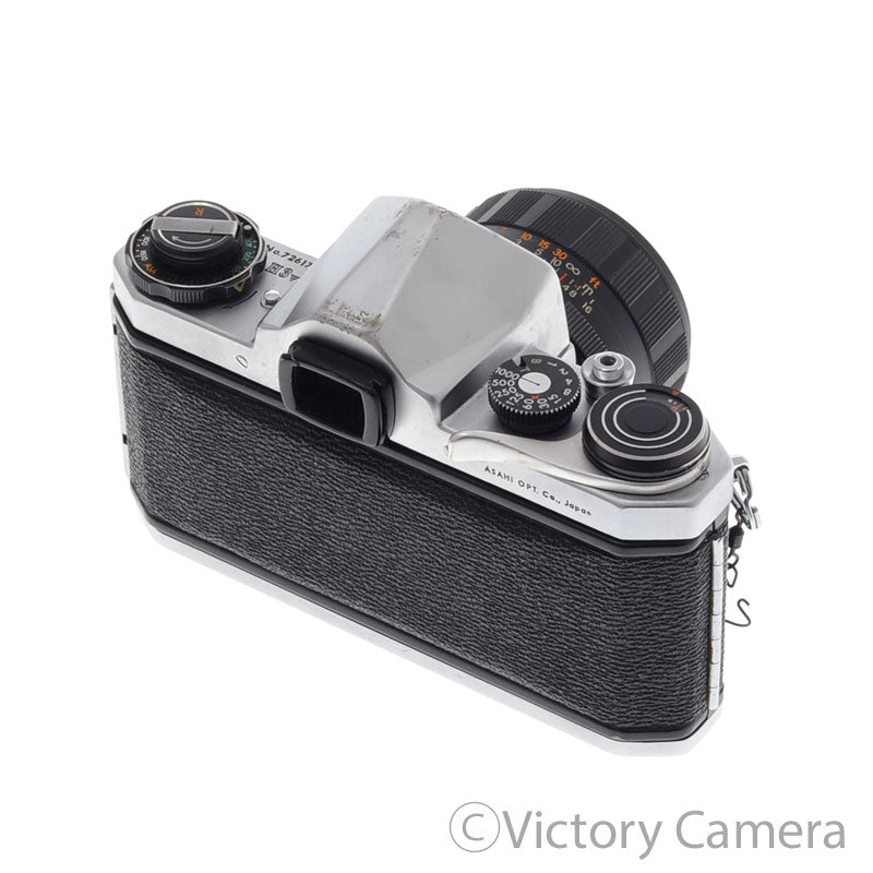 Pentax H3 Chrome 35mm SLR Camera w/ 50mm f1.9 Lens [EXC]