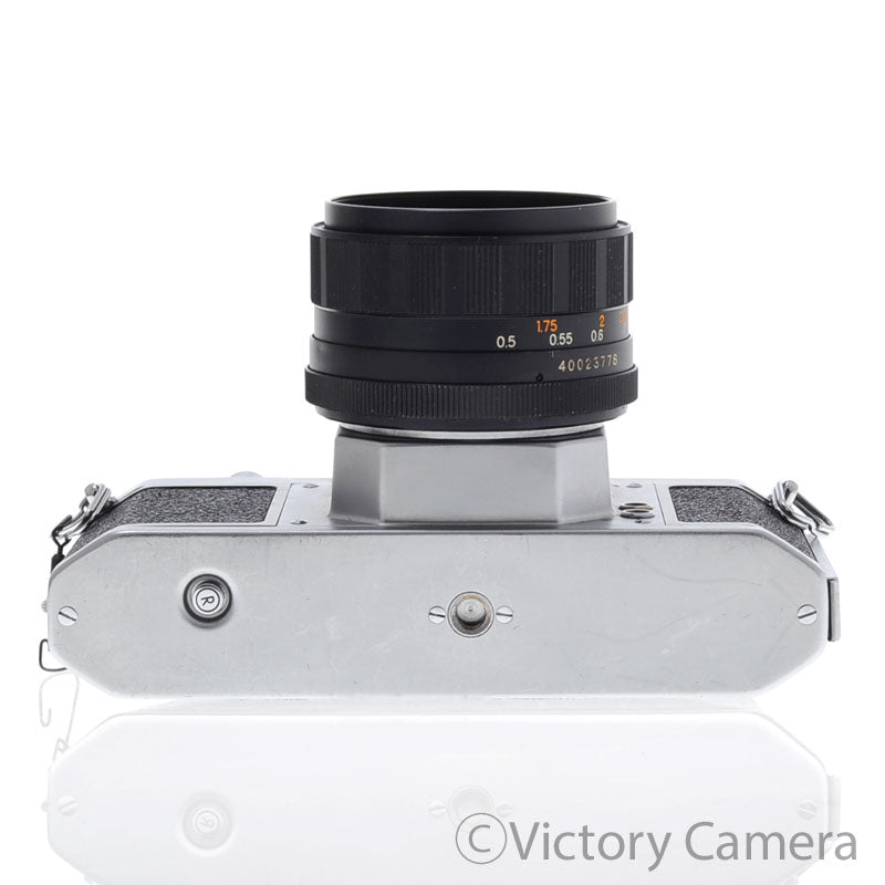 Pentax H3 Chrome 35mm SLR Camera w/ 50mm f1.9 Lens [EXC] - Victory Camera