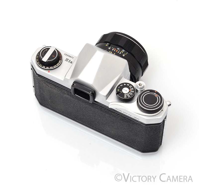 Pentax H1a Chrome 35mm Film Camera w/ Super-Takumar 50mm f2 Lens [GOOD] - Victory Camera