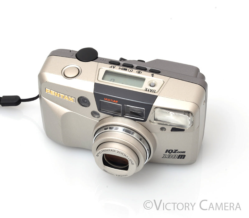 Pentax IQZoom 130m 35mm Point &amp; Shoot Film Camera w/ 38-130mm Lens [EXC+] - Victory Camera