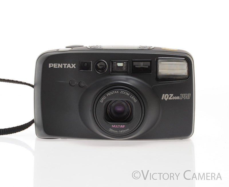Pentax IQZoom 140 35mm Point & Shoot Film Camera w/ 38-140mm Lens [EXC+] - Victory Camera