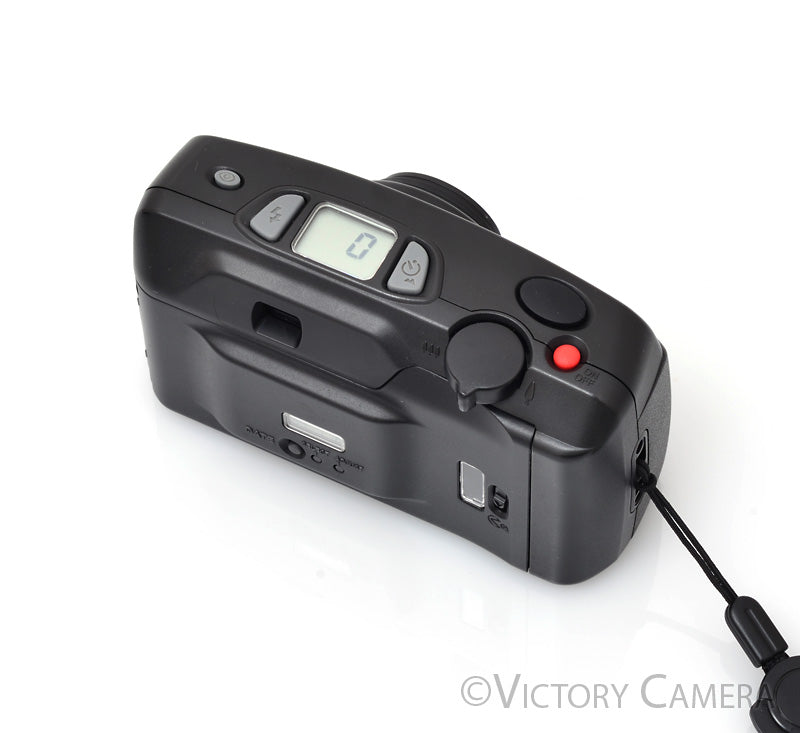 Pentax IQZoom EZY-R Black 35mm Film Point and Shoot Camera [EXC] - Victory Camera