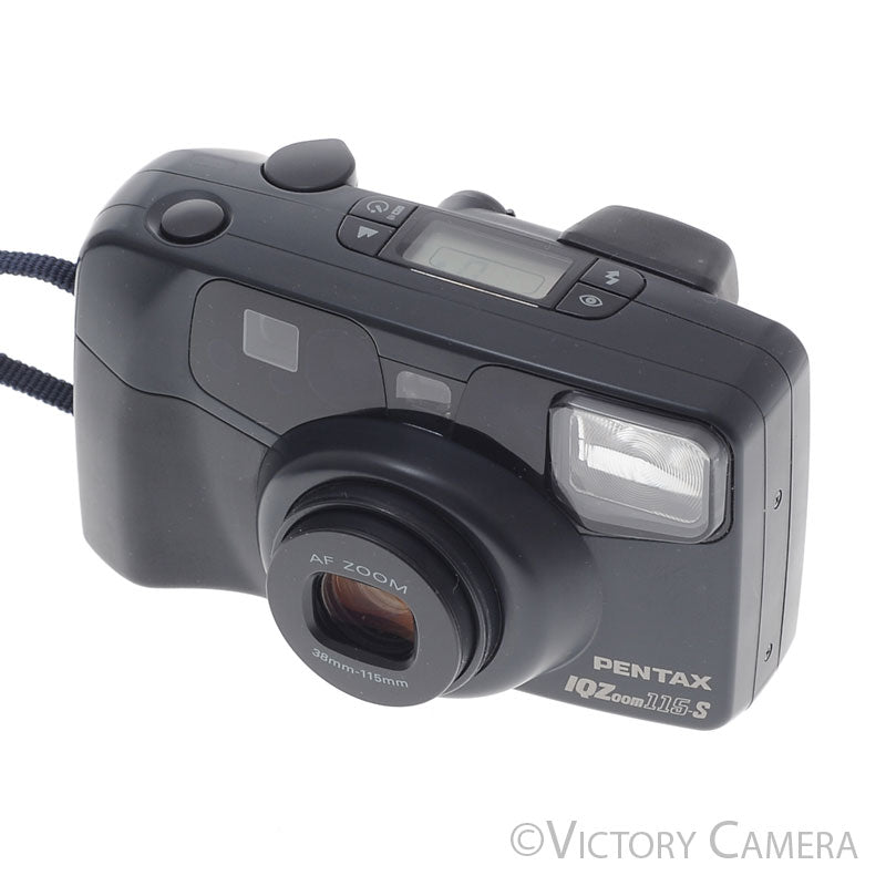 Pentax IQZoom 115-S 35mm Point & Shoot Film Camera [EXC+] - Victory Camera