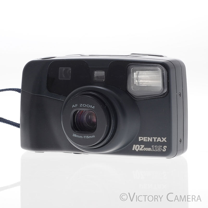 Pentax IQZoom 115-S 35mm Point & Shoot Film Camera [EXC+] - Victory Camera