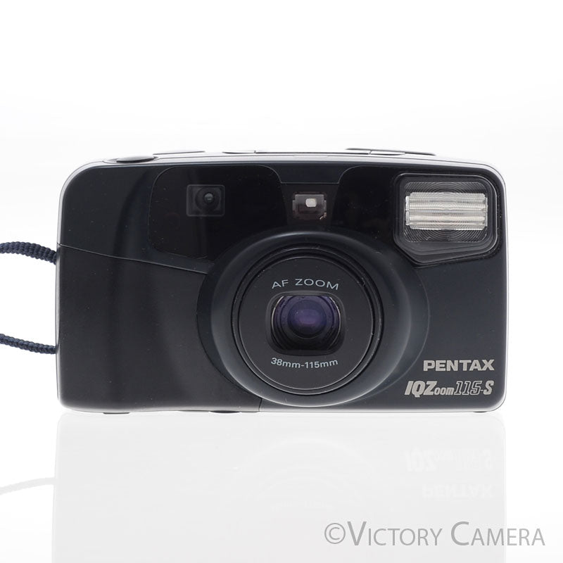 Pentax IQZoom 115-S 35mm Point & Shoot Film Camera [EXC+] - Victory Camera