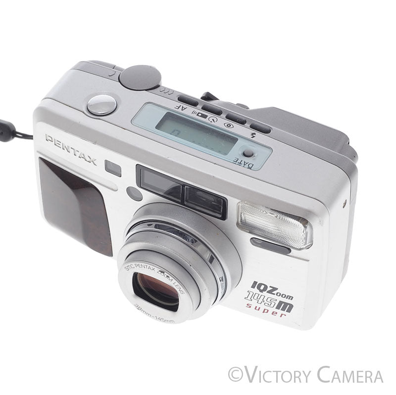 Pentax IQZoom 145m Super 35mm Point & Shoot Film Camera [EXC-] - Victory Camera