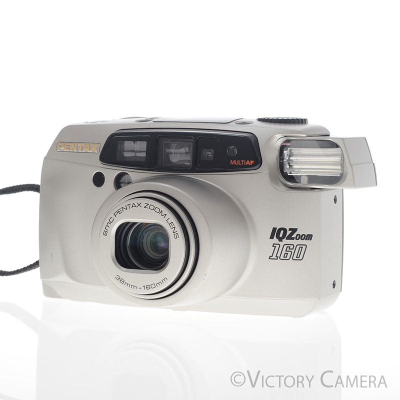 Pentax IQZoom 160 35mm Point & Shoot Film Camera w/ 38-160mm Lens [EXC+] image 2