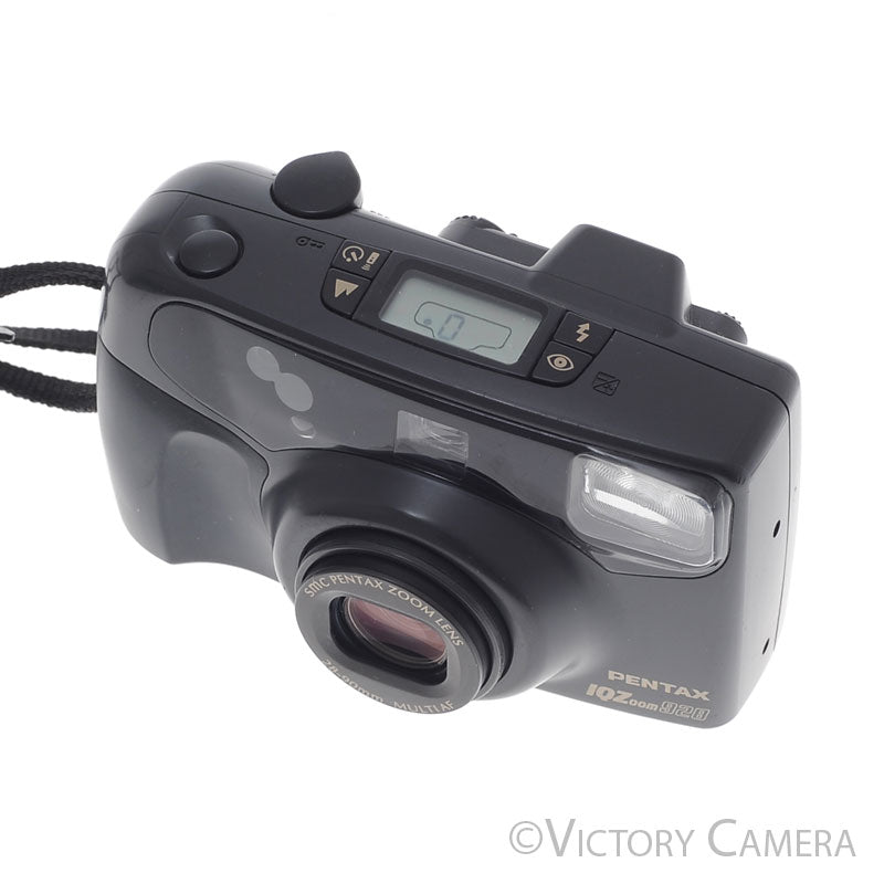 Pentax IQZoom 928 Black 35mm Point & Shoot Film Camera w/ 28-90mm Lens [EXC+] - Victory Camera