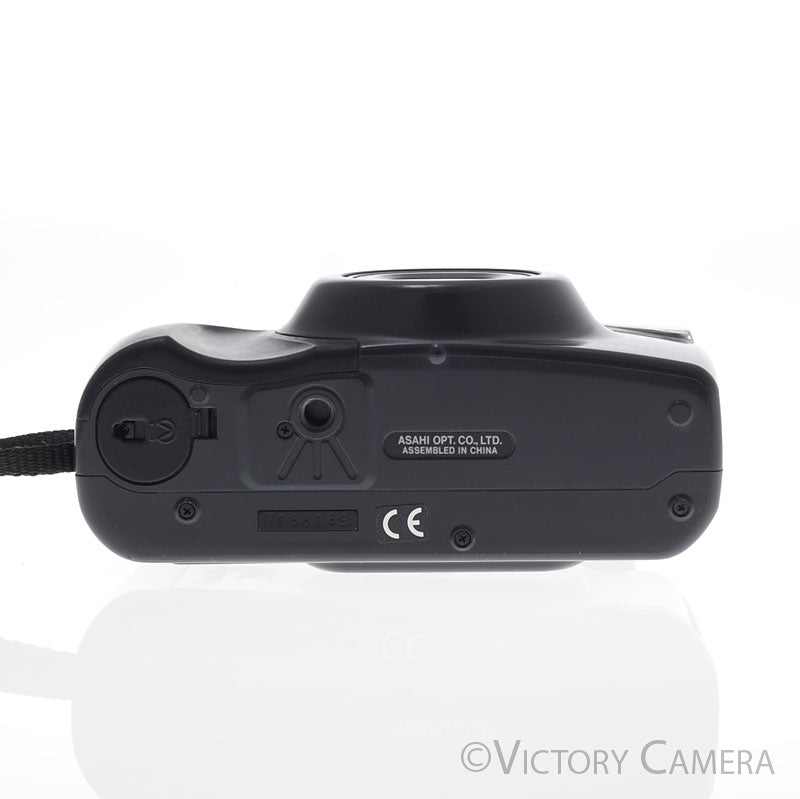 Pentax IQZoom 928 Black 35mm Point & Shoot Film Camera w/ 28-90mm Zoom [EXC+] - Victory Camera