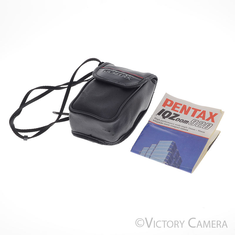 Pentax IQZoom 928 Black 35mm Point & Shoot Film Camera w/ 28-90mm Zoom