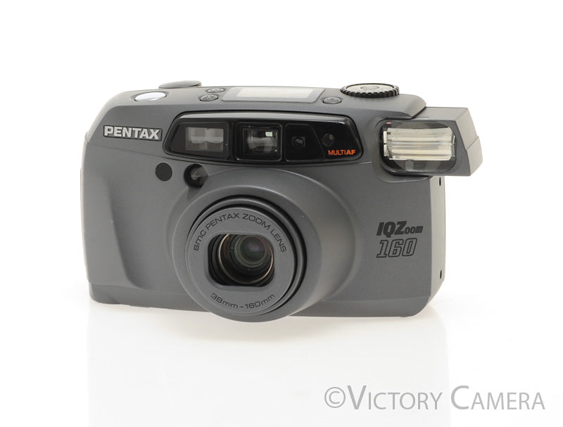 Pentax IQZoom 160 35mm Point & Shoot Film Camera w/ 38-160mm Lens [EXC+] - Victory Camera
