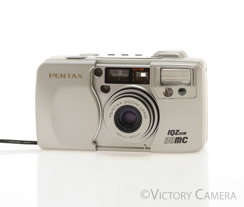 Pentax IQZoom 90mc 35mm Point & Shoot Film Camera w/ 38-90mm Lens [EXC+] - Victory Camera