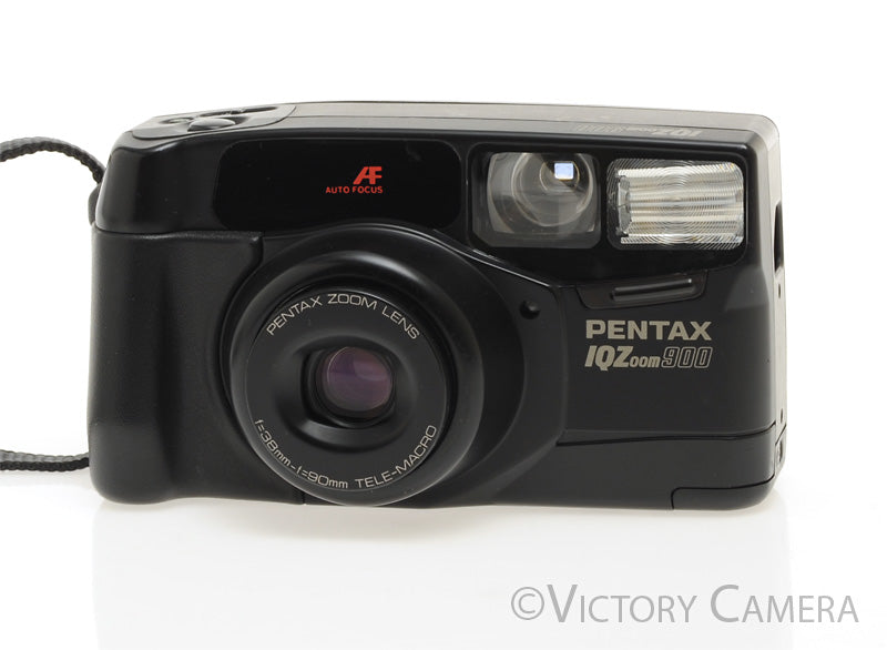 Pentax IQZoom 900 35mm Point &amp; Shoot Film Camera w/ 38-90mm Zoom Lens [EXC+] - Victory Camera