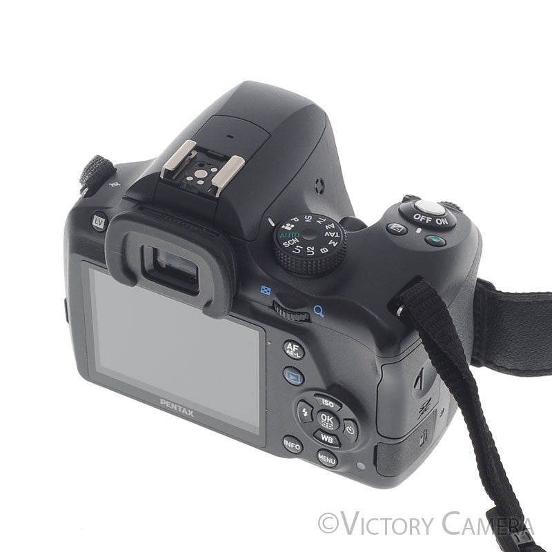 Pentax K-50 K50 16.3MP Black Digital SLR Camera Body [EXC+] - Victory Camera