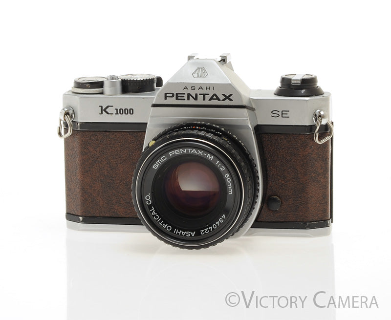 Pentax K1000 SE 35mm Film Camera w/ 50mm f2 Lens -New Seals- [EXC] - Victory Camera