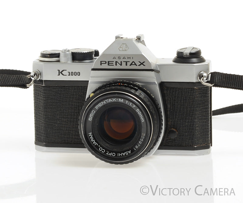 Pentax K1000 35mm Film Camera w/ 50mm f1.7 Lens -New Seals- [EXC-] - Victory Camera
