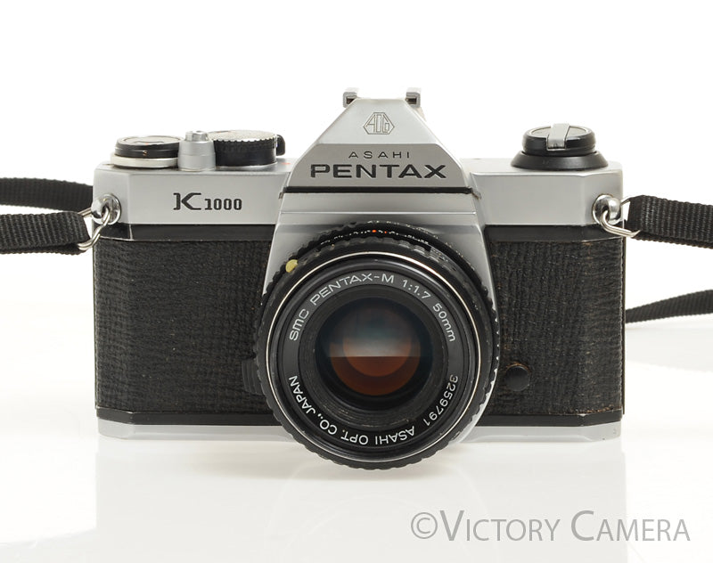 Pentax K1000 35mm Film Camera w/ 50mm f1.7 Lens -New Seals- [EXC-] - Victory Camera