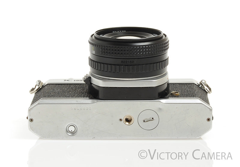 Pentax K1000 35mm Film Camera w/ 50mm f2  Lens -New Seals- [EXC] - Victory Camera