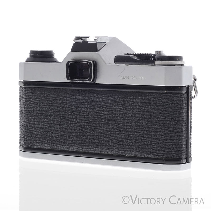 Pentax K1000 Chrome 35mm Film Camera w/ 50mm f1.7 Lens [EXC-] - Victory Camera