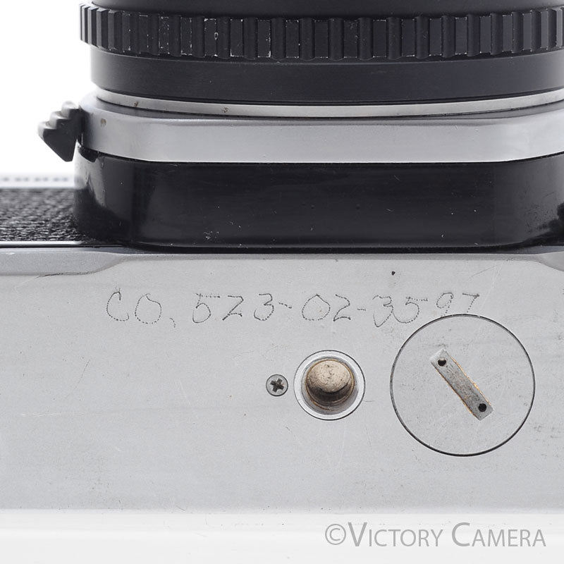 Pentax K1000 Chrome 35mm Film Camera w/ 50mm f1.7 Lens [EXC-] - Victory Camera