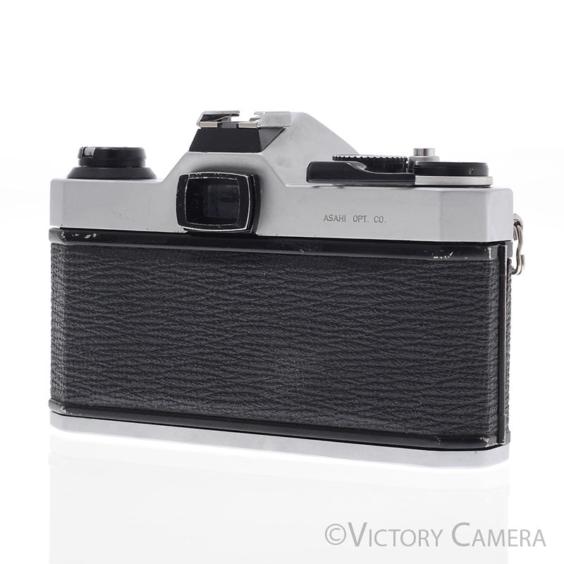 Pentax K1000 Chrome 35mm Film Camera w/ 50mm f2 Lens [EXC+] - Victory Camera