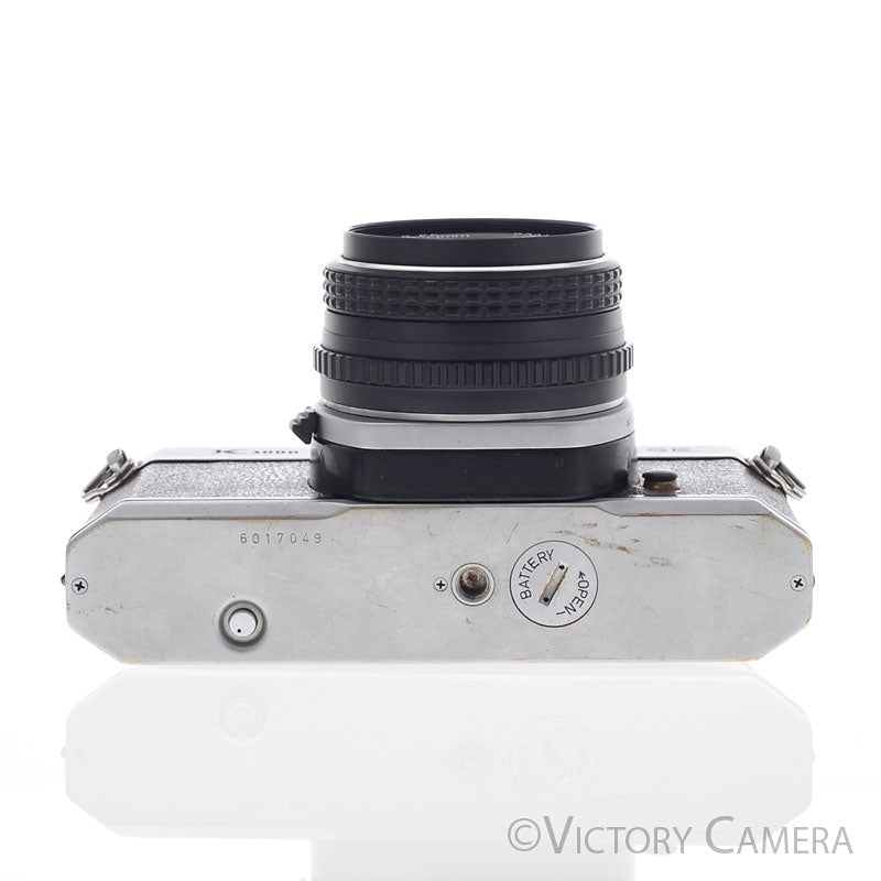 Pentax K1000 SE Chrome 35mm Film Camera w/ 50mm f1.7 Lens -New Seals- [EXC-] - Victory Camera