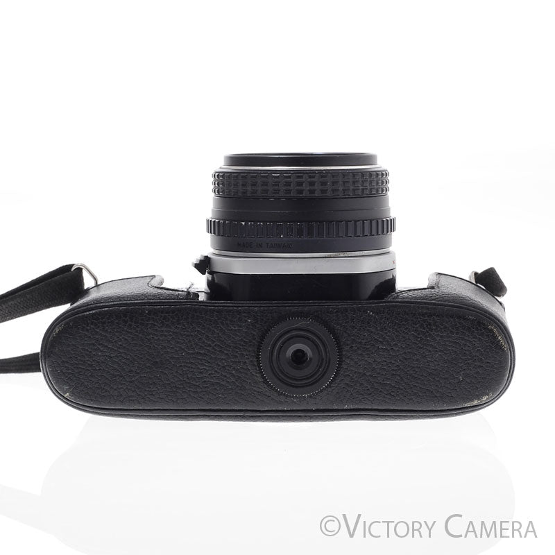 Pentax K1000 Chrome 35mm Film Camera w/ 50mm f2 Lens [EXC] - Victory Camera