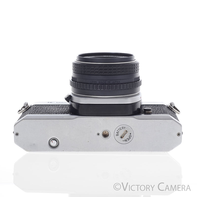 Pentax K1000 Chrome 35mm Film Camera w/ 50mm f1.7 Lens [EXC] - Victory Camera