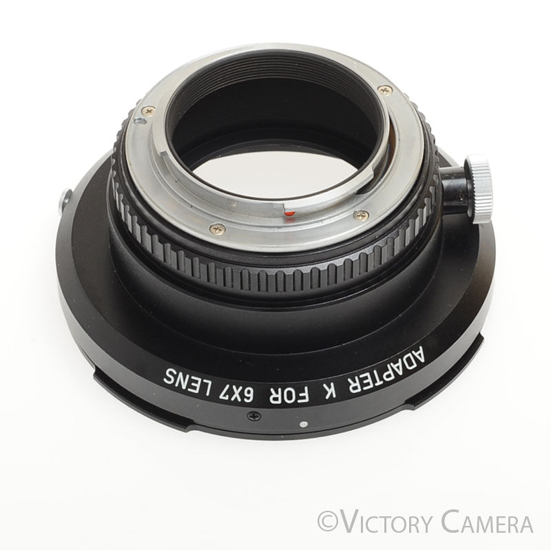 Pentax 6x7 67 to K Mount Lens Adapter  [EXC+] - Victory Camera