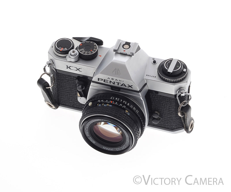 Pentax KX 35mm Camera w/ 50mm f1.7 Lens -New Light Seals-  [EXC] - Victory Camera