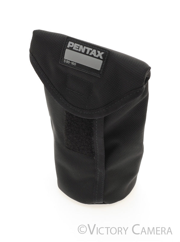 Pentax S 80-160 Black Lens Case (~8" x 4.5" x 3.5") [MINT-] - Victory Camera
