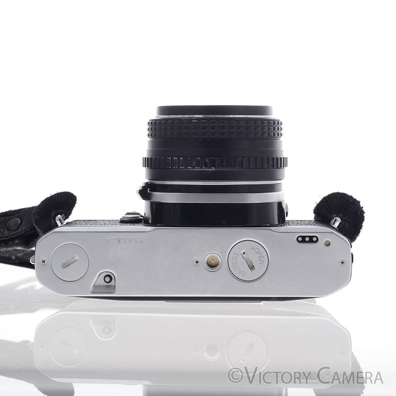 Pentax ME Chrome 35mm Camera w/ 50mm F1.7 Lens [EXC+] - Victory Camera