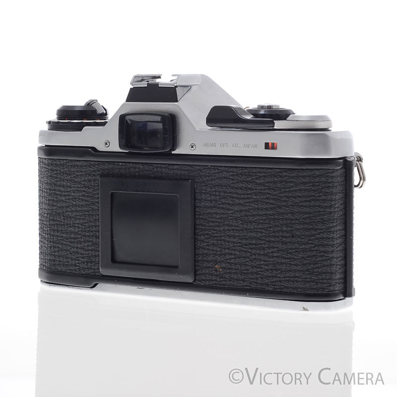 Pentax ME Chrome 35mm Camera w/ 50mm f2 Lens -New Seals- [EXC] - Victory Camera
