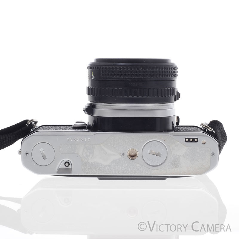 Pentax ME Super SE Chrome 35mm SLR Camera w/ 50mm f2 Lens  [EXC+] - Victory Camera