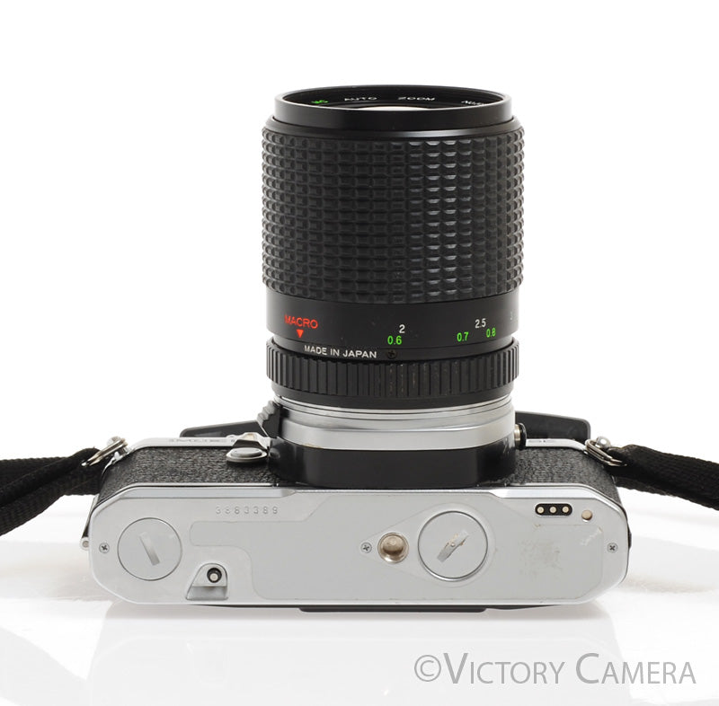 Pentax ME Super SE Chrome 35mm SLR Camera w/ 35-75mm Zoom Lens -New Seals- - Victory Camera