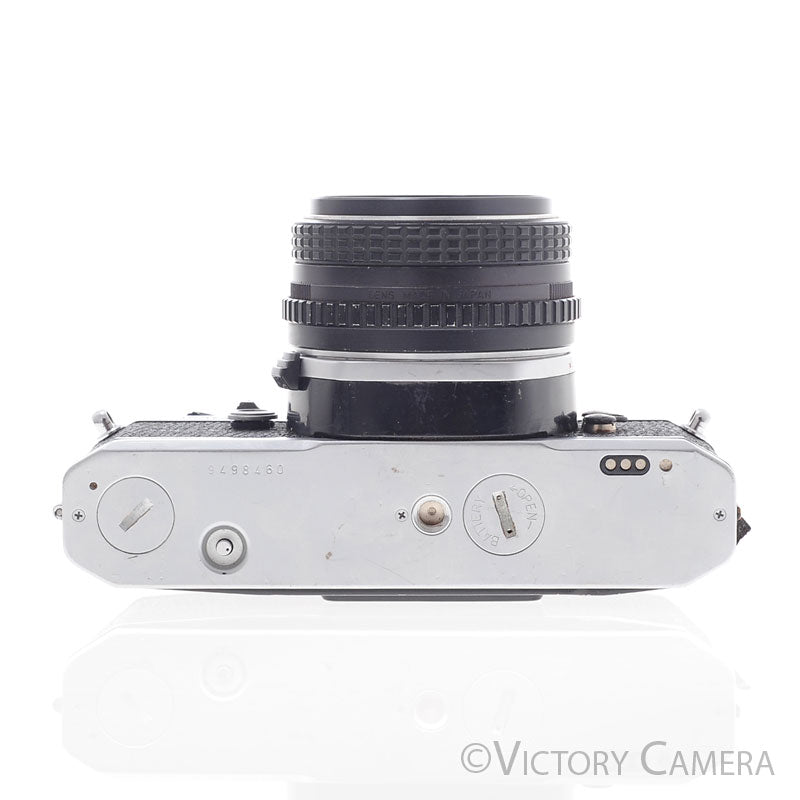 Pentax MX Chrome 35mm Camera w/ 50mm f1.7 Prime Lens [EXC-] - Victory Camera